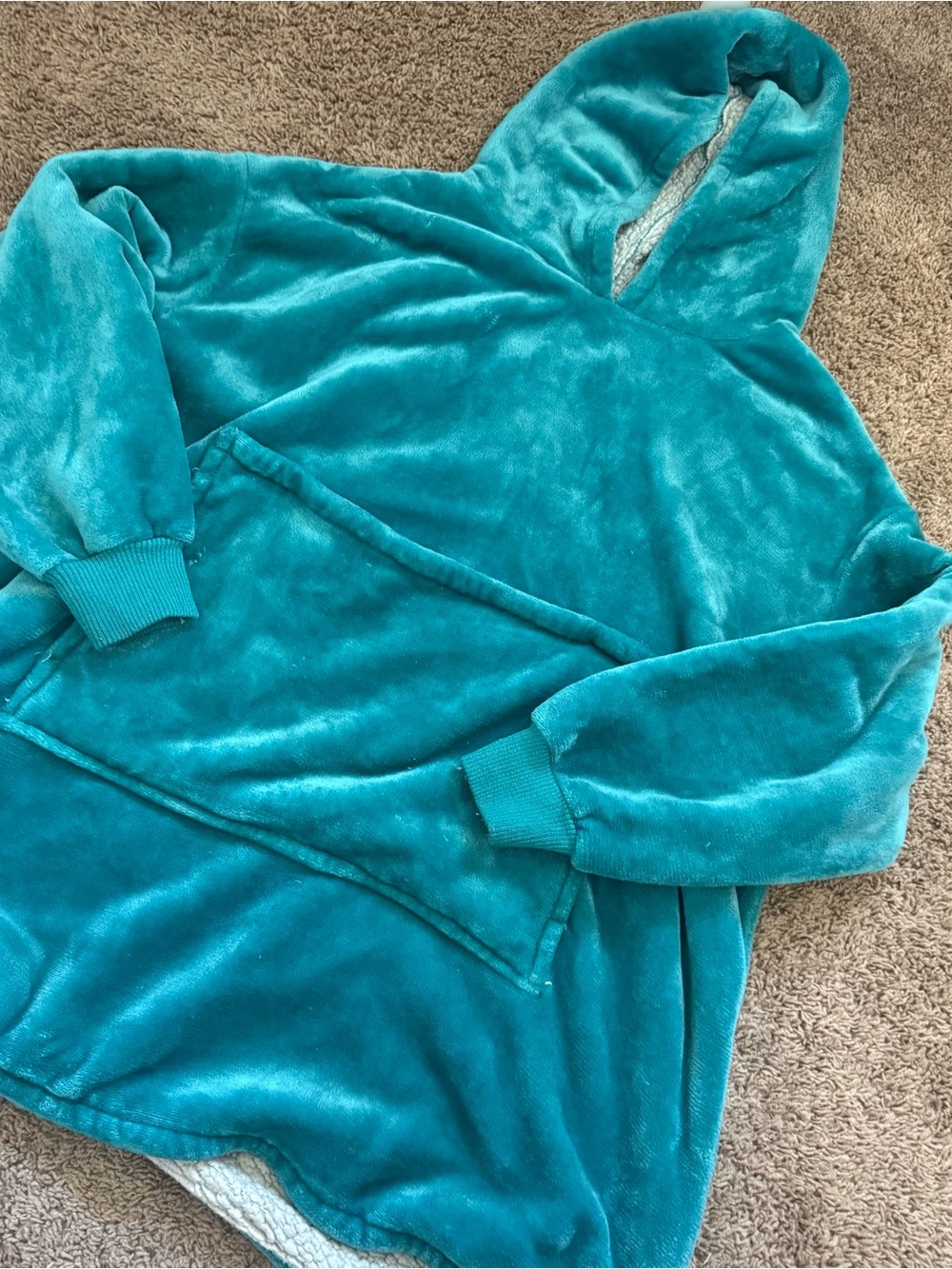 One size giant cozy hoodie